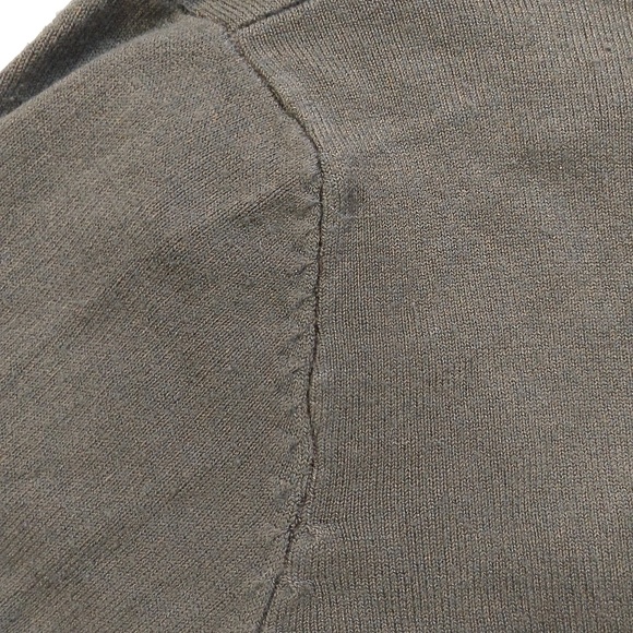 PAPAYA olive green button-front cardigan stitch - Picture 6 of 7